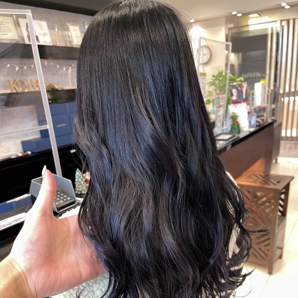 ◎バイオレットブラック　ブルーブラック　暗めカラー