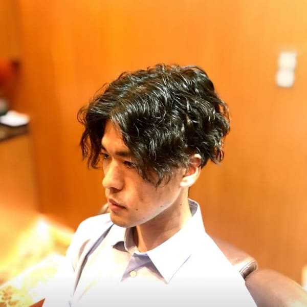 メンズスパイラルパーマ