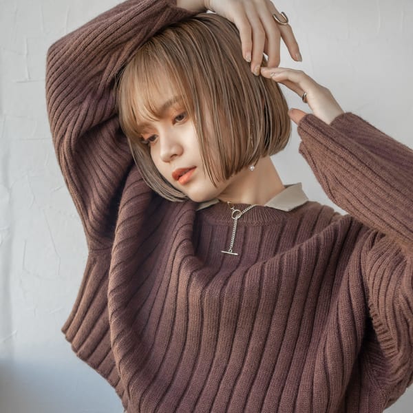 【石井知希】ハイトーンボブ|anmani