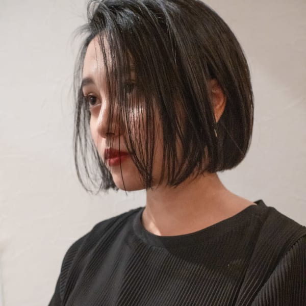 【石井知希】外人風重めボブ