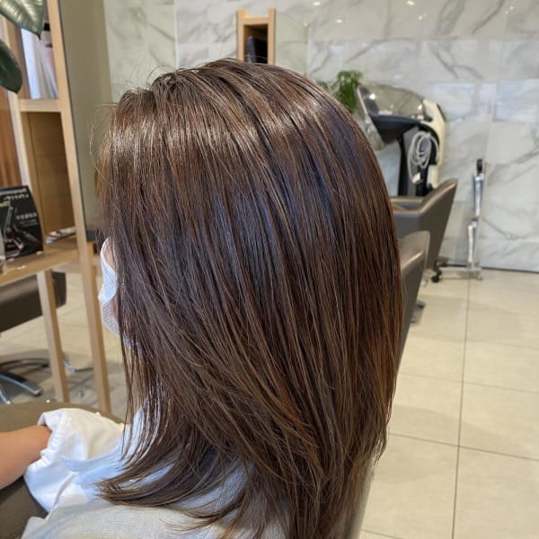 さり気ないハイライトでワンランクアップ