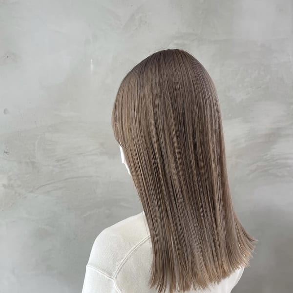 【pesca長町南2号店】ゴールドベージュ×ぷつっとロブ◎