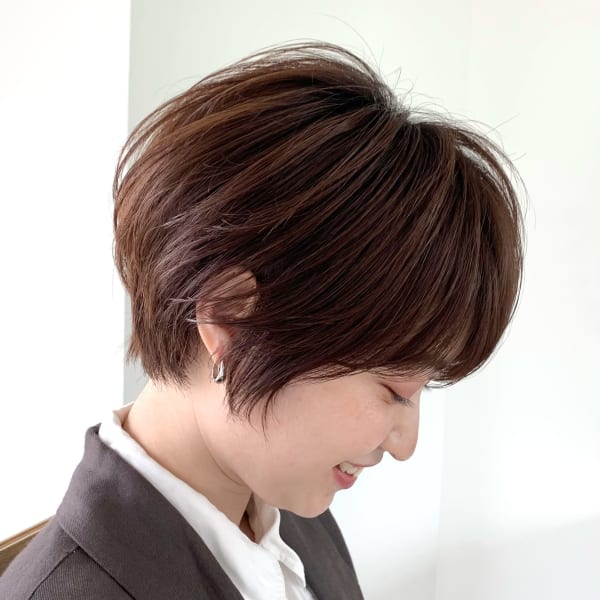 【sheta表参道/】カットでつくる横顔美人小顔ショート|sheta 【青山/表参道】