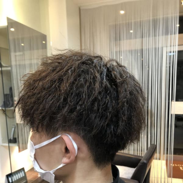 簡単かっこいいツイストパーマ