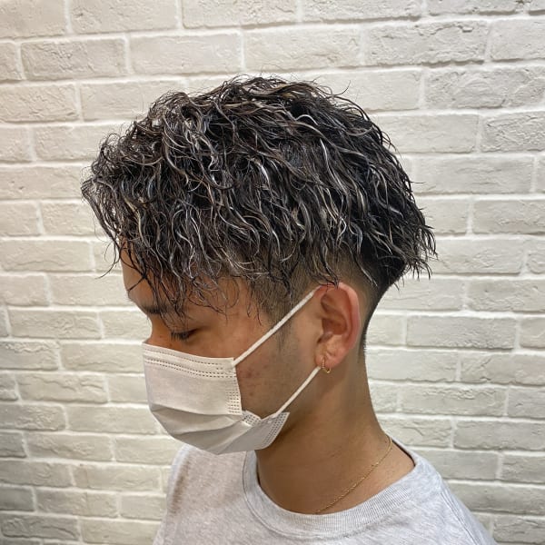 かきあげ×ツイストスパイラル×メッシュ