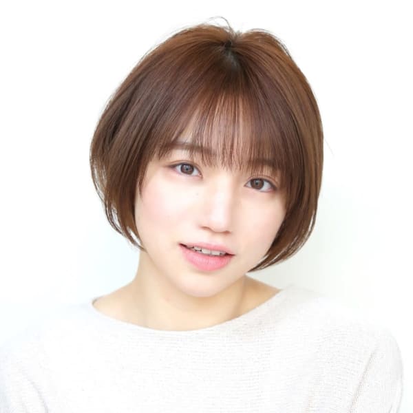 ひし形ショートボブ