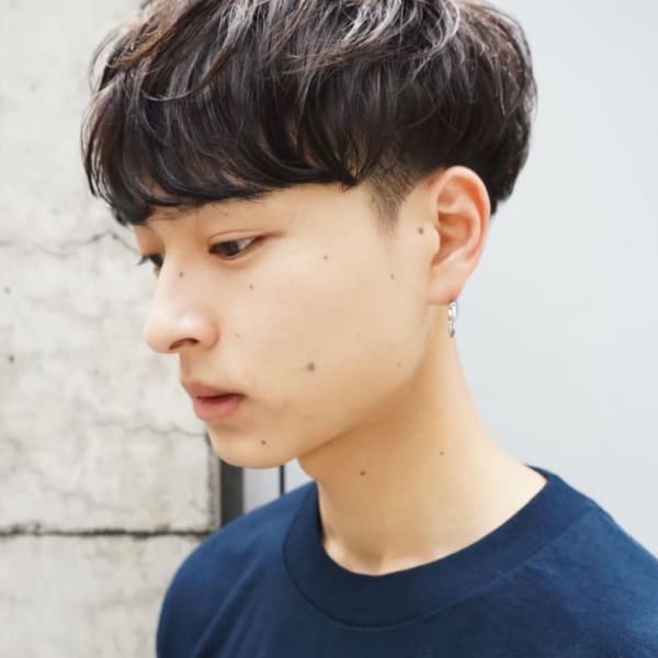 フェザーマッシュ/ツーブロック/ビジネスヘア