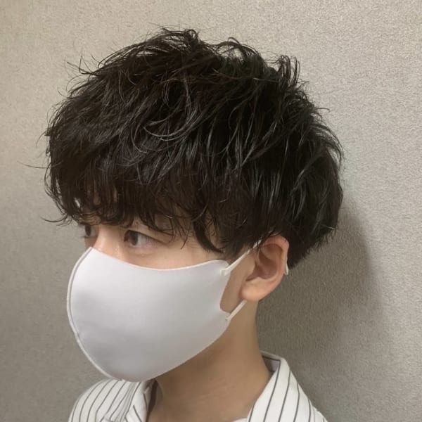 無造作パーマ/ツーブロック