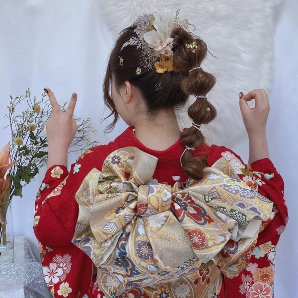 成人式ヘアアレンジ