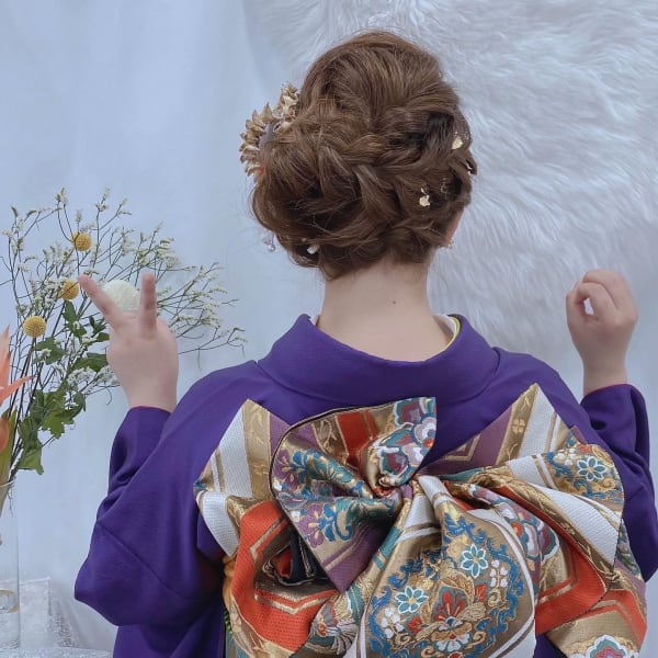 成人式ヘアアレンジ