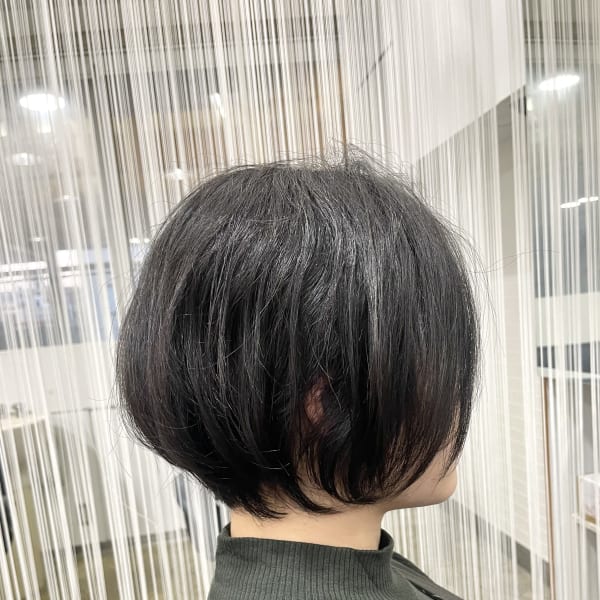 ロングからショートボブへ