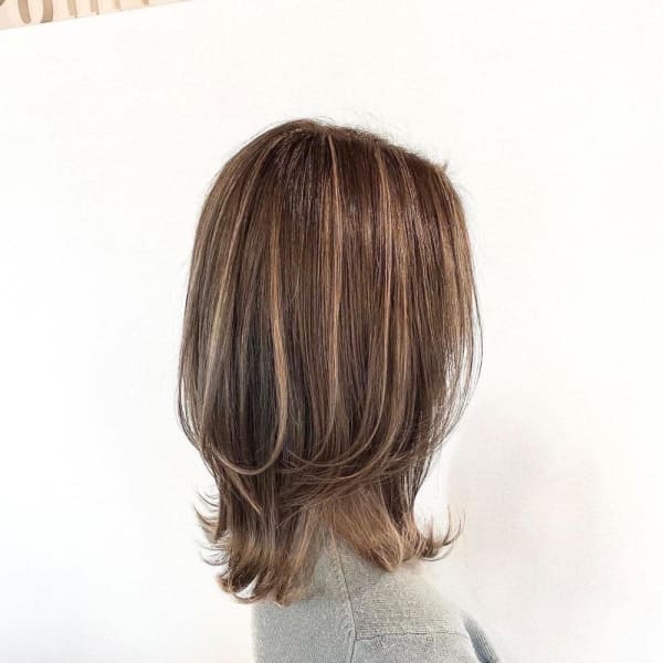 外ハネインナー&グラデーションカラー