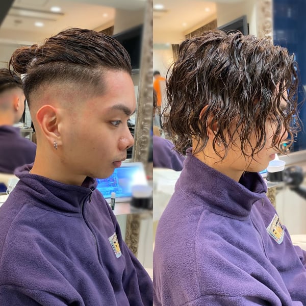 スキンフェード×ツイストスパイラル