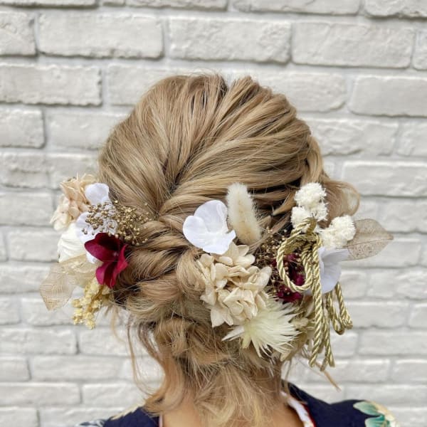 卒業式/成人式アレンジ ショートボブ