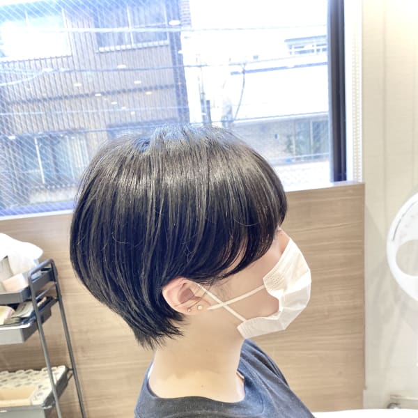 横顔が可愛いマッシュショート【Ash大泉学園 横山】