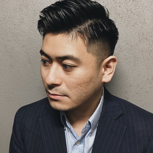 フェード×くせ毛パーマ