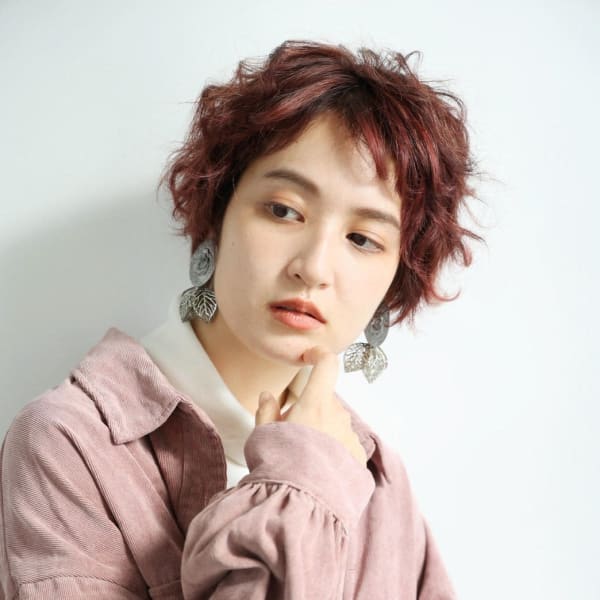 ショート×シアーピンク