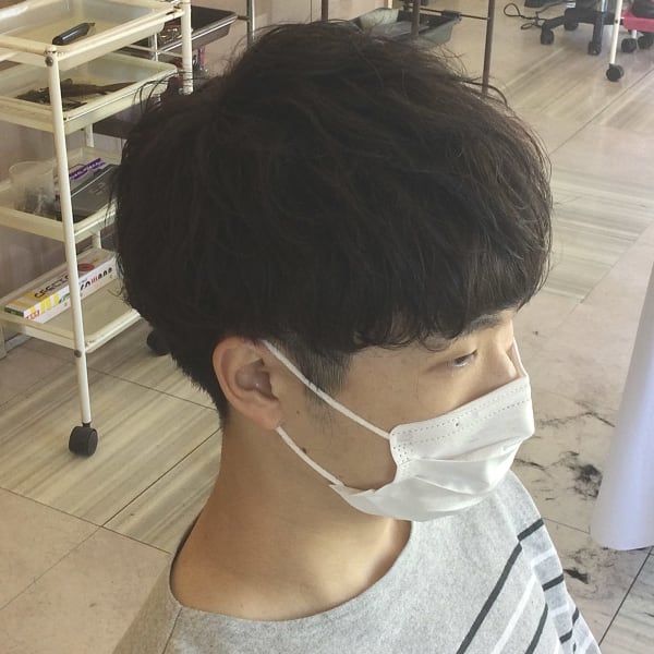 マッシュ×スパイラルパーマ|Hair Space SAI