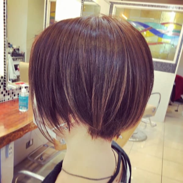 前下がりショートスタイル