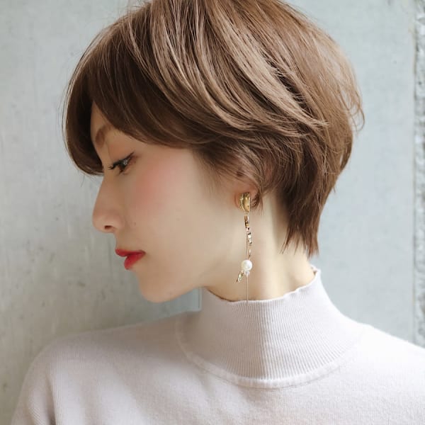 冬ショート　ショートヘア　ショートカット　大人ショート