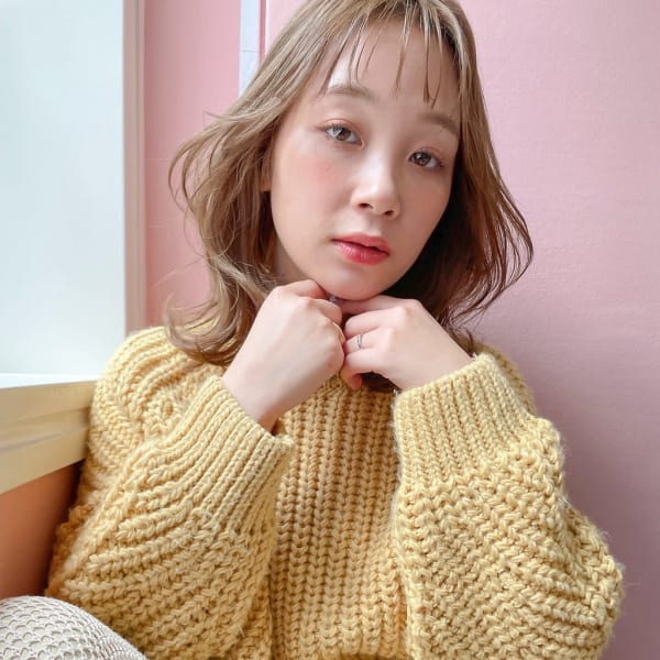 韓国風ミディアムレイヤー|FIGARO MINA 東生駒店