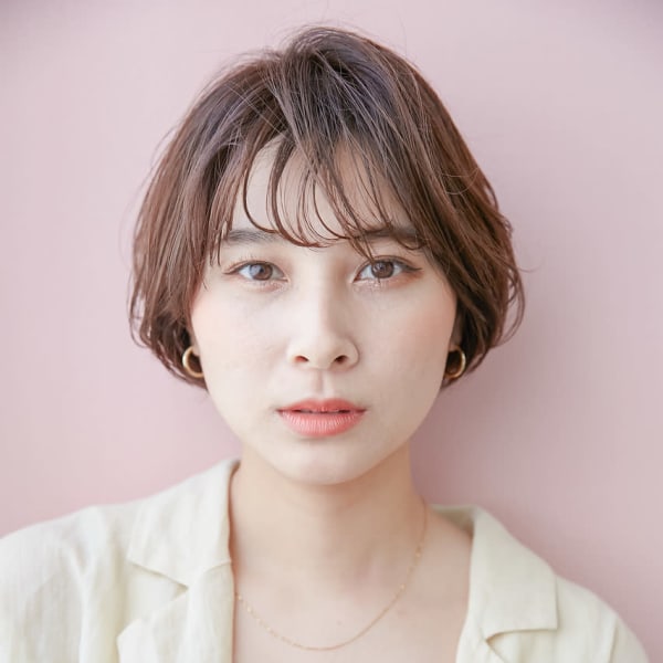 ナチュラルショートボブ|FIGARO MINA 東生駒店