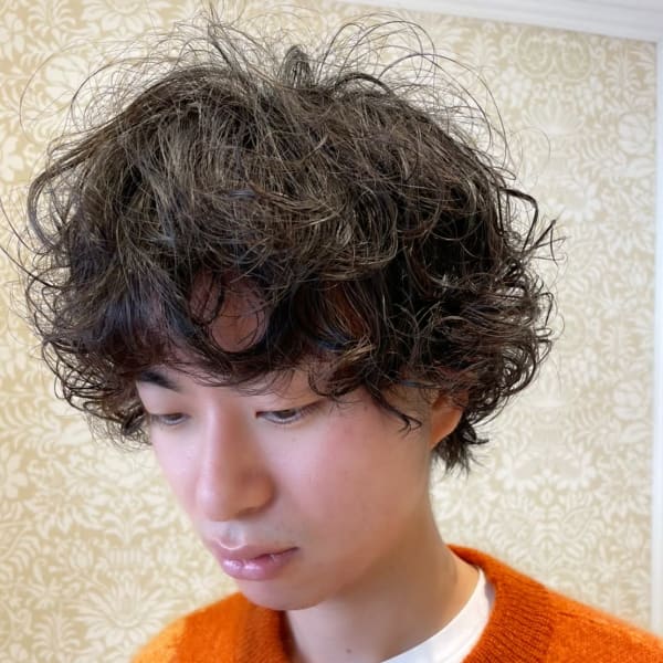 【Ashたまプラーザ】くしゃっとハードパーマ!