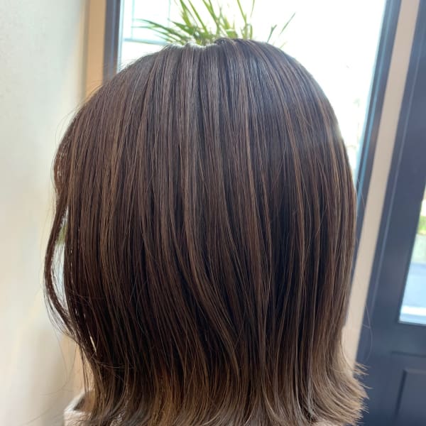 切りっぱなしボブ＊ハイライト