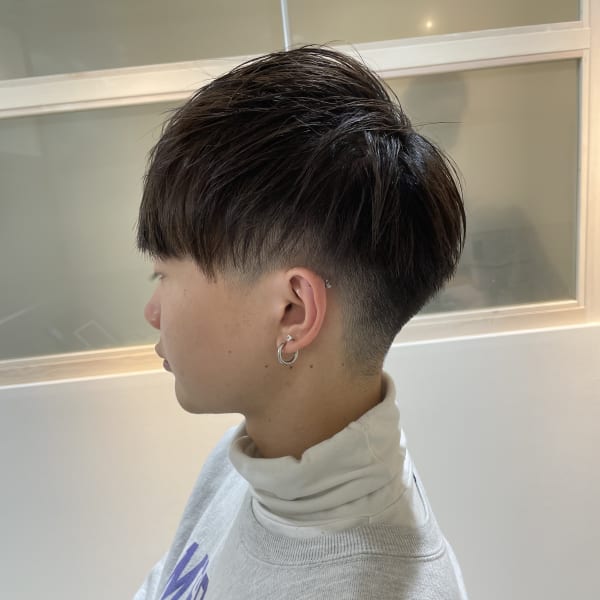 メンズカット ツーブロック 刈り上げ フェードカット|髪質改善 個室美容室 liesta salon