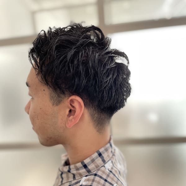 メンズカット ツーブロック 刈り上げ|髪質改善 個室美容室 liesta salon