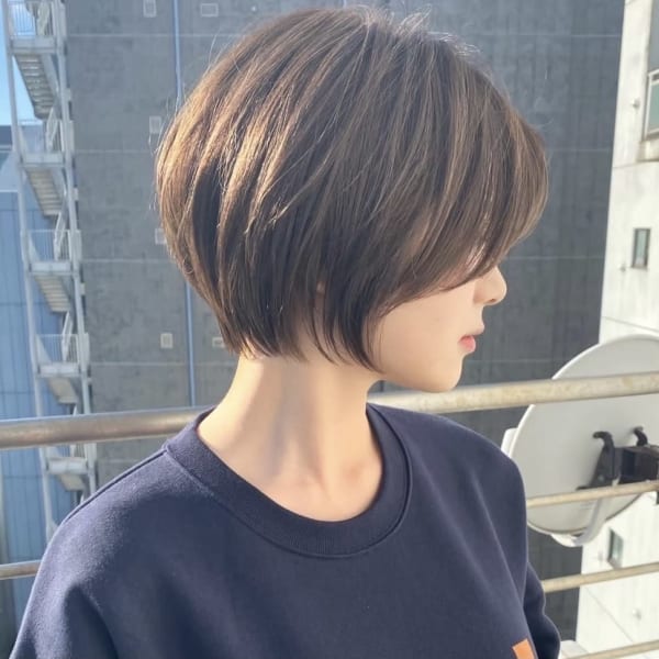 横顔美人.大人ショートボブ☆