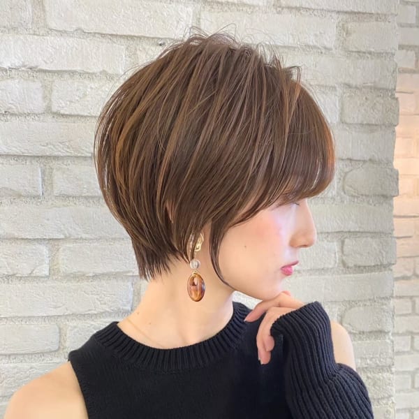 360°どこから見ても可愛い丸みショートボブ