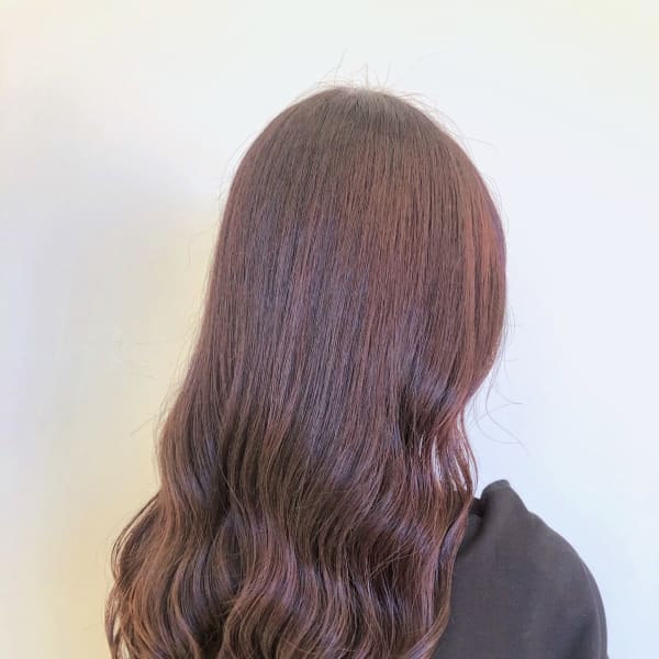 ブリーチなし艶カラー【赤川優衣】