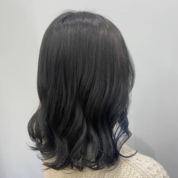 セミロング×Blue inner