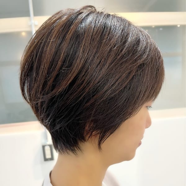 【liesta salon村上】丸みくびれショート|髪質改善 個室美容室 liesta salon