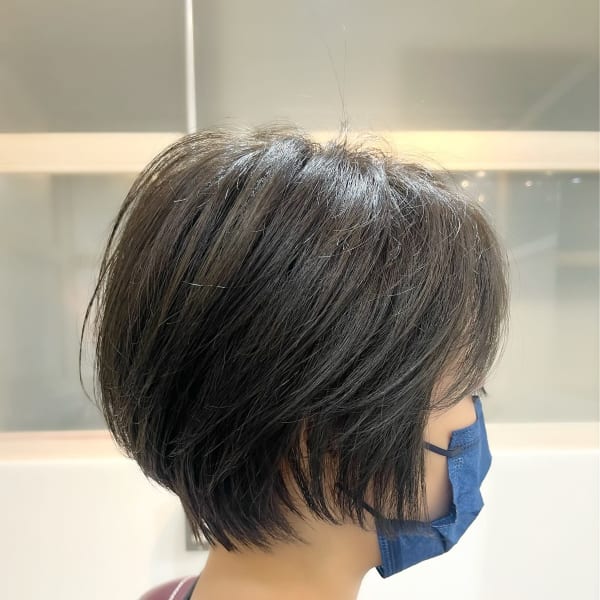 【liesta salon村上】丸みくびれハンサムショート