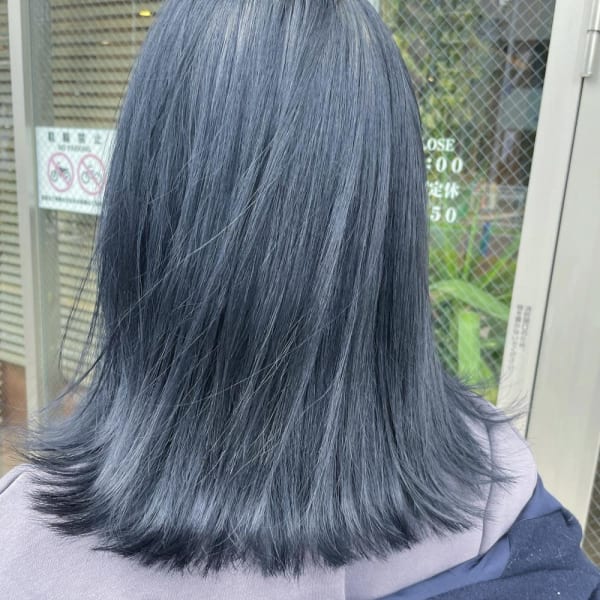 ロング×ブルーグレー