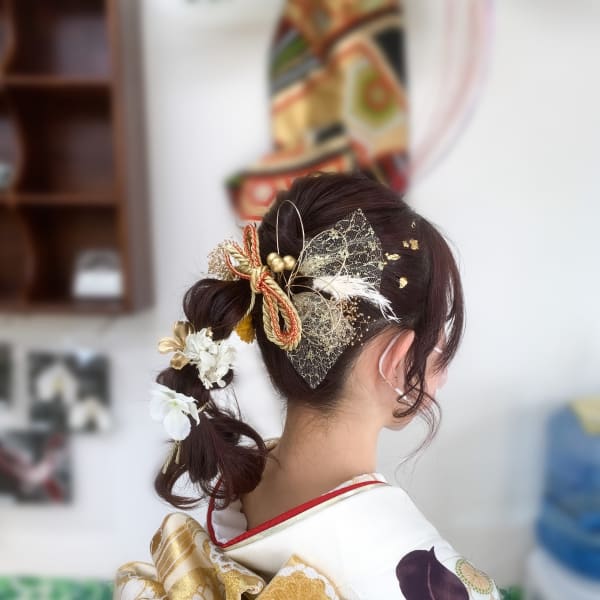 華やか振袖着付けセット