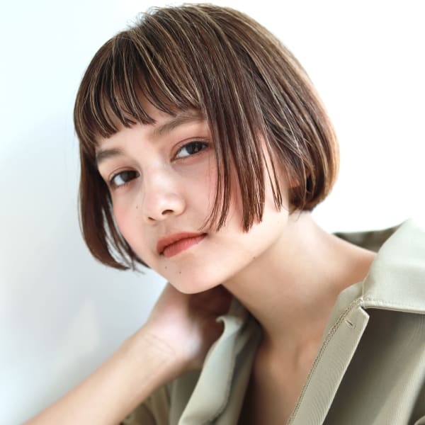 【Arigate山中】大人かわいいナチュラルボブ×ブランジュ|Ari・gate daikanyama