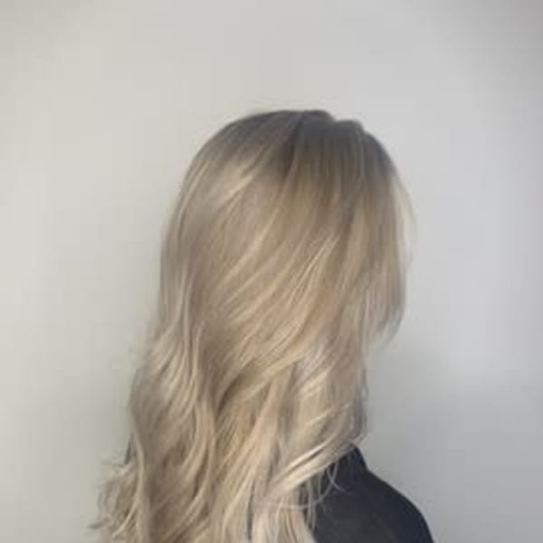 *お客様Style*パールホワイト・ブリーチカラー