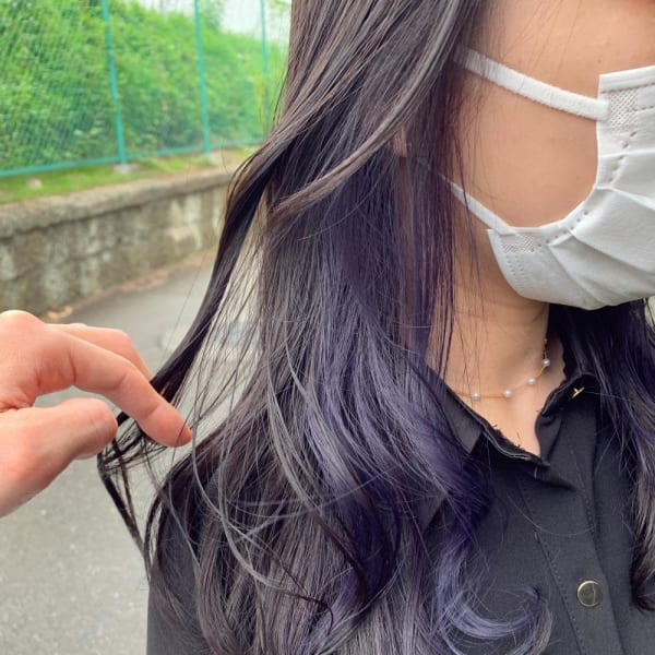 ラベンダー/インナーカラー グレージュカラー