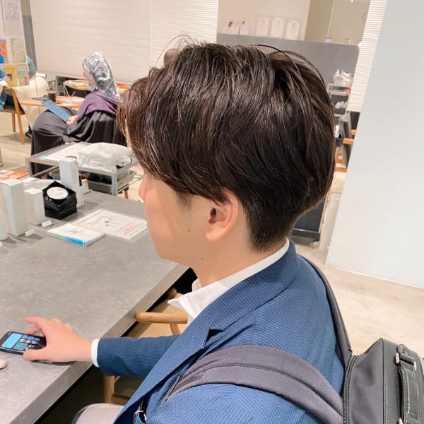 センターパート×ビジネス|THREE by KEEP 尾山台