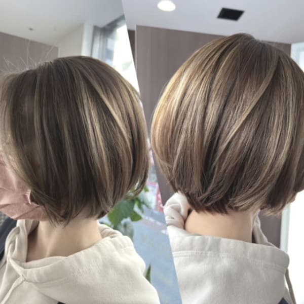 ボブ　シルバーグレー