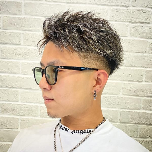 スキンフェード×ツイストスパイラル×メッシュ