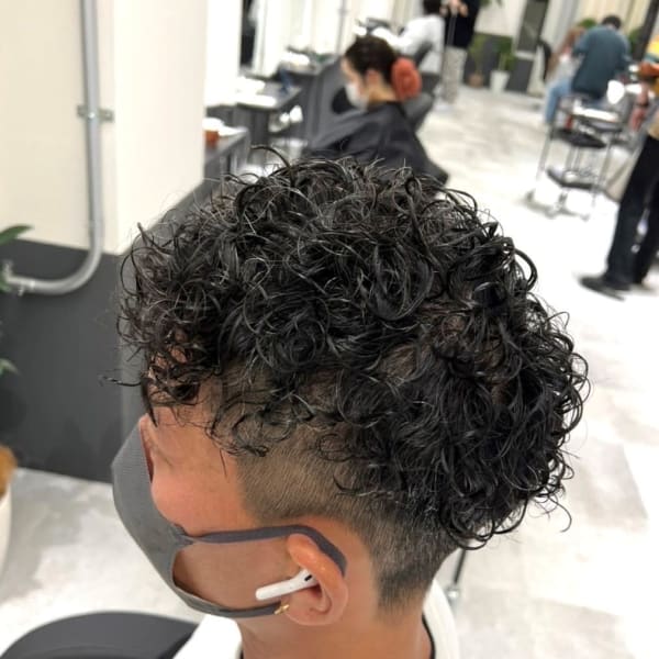 CIERA.スパイラルパーマ×ツーブロック