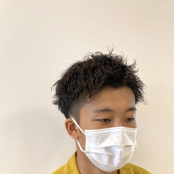 ショートツイストスパイラルパーマ