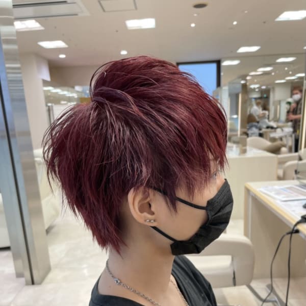 メンズヘア RED