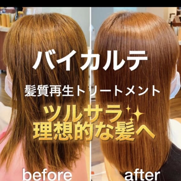 バイカルテ髪質再生トリートメントヘア|Be-Posh Jasper店