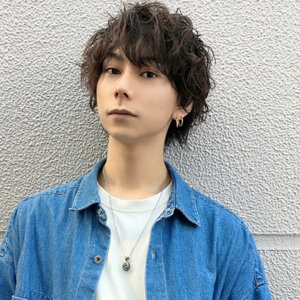 ショートウルフ×ニュアンスパーマ