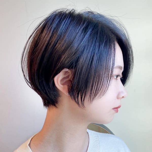 ハンサムショート/前髪なし